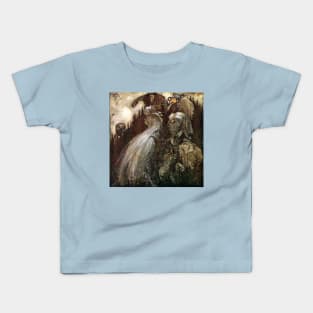 Troll Trouble - John Bauer Kids T-Shirt